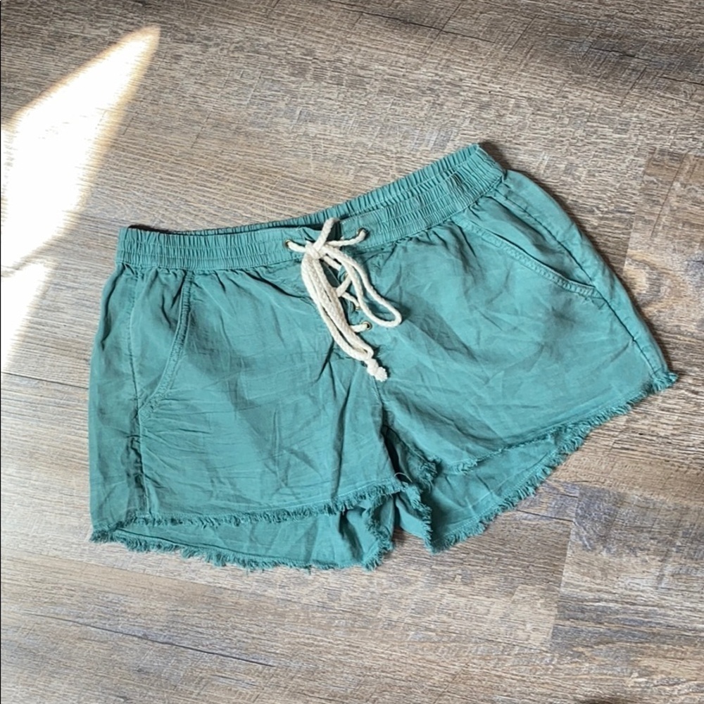 Aerie Teal Soft Cir off Shorts Small